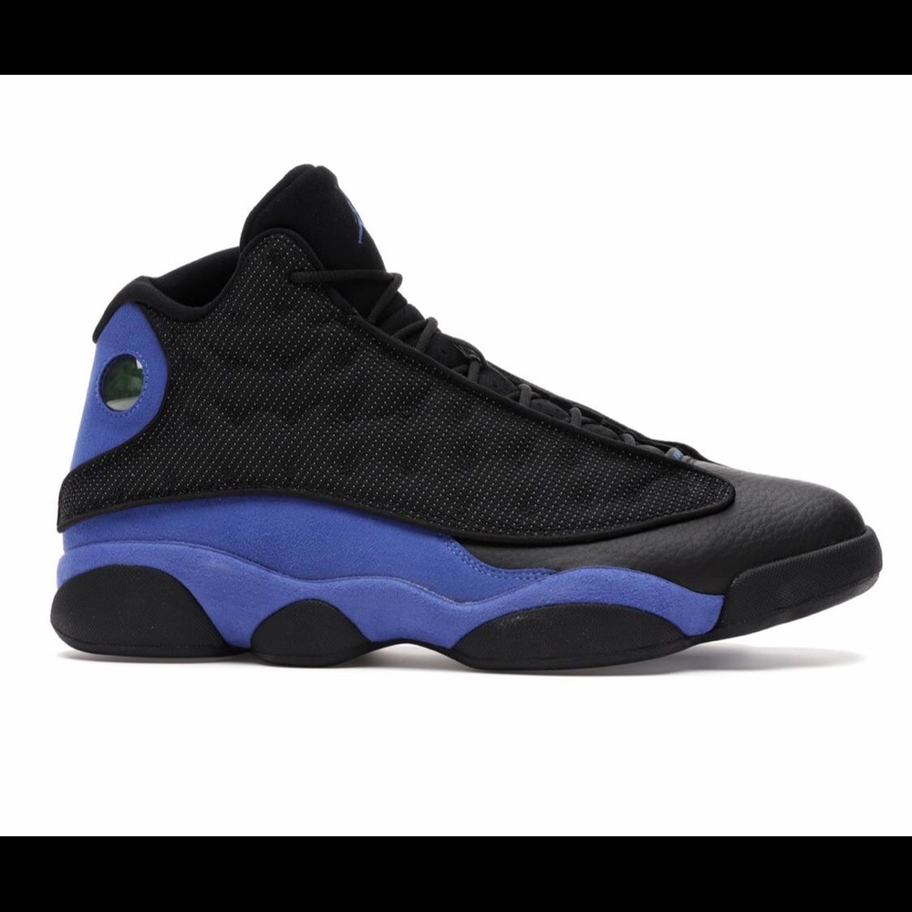 Brand new Jordan 13 Retro Black Hyper Royal .